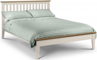 Product photograph of Salerno Ivory Painted Bed - Comes In Single Double And King Size from Choice Furniture Superstore