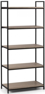 Product photograph of Tribeca Sonoma Oak Tall Bookcase from Choice Furniture Superstore