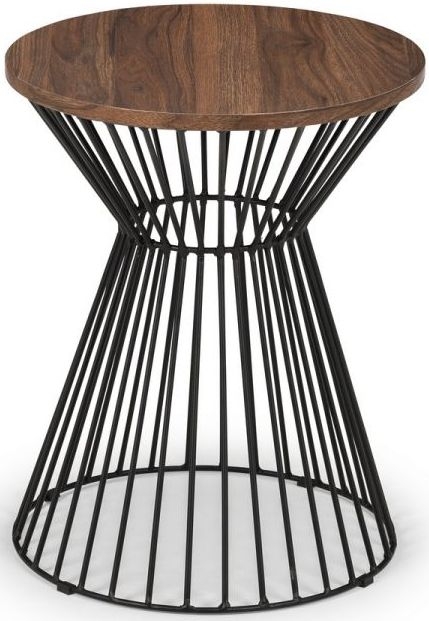 Jersey Walnut Round Lamp Table