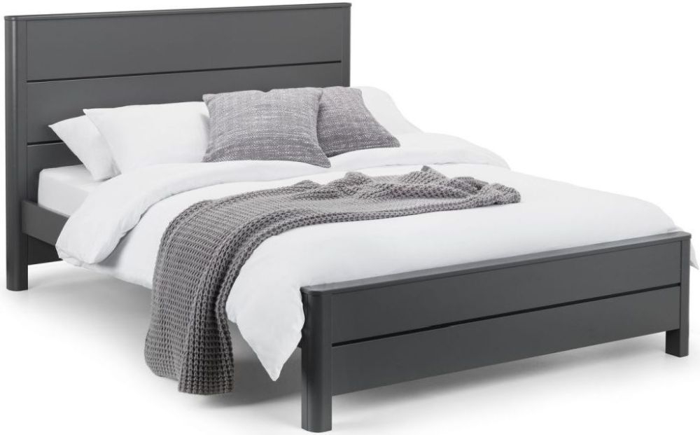 Chloe Storm Grey Bed - Comes in Double and King Size