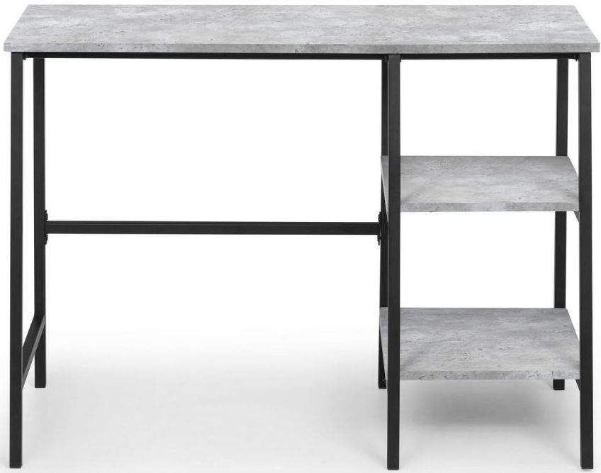Staten Concrete Effect Writing Desk