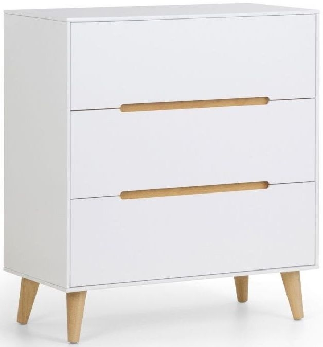 Alicia White 3 Drawer Small Chest