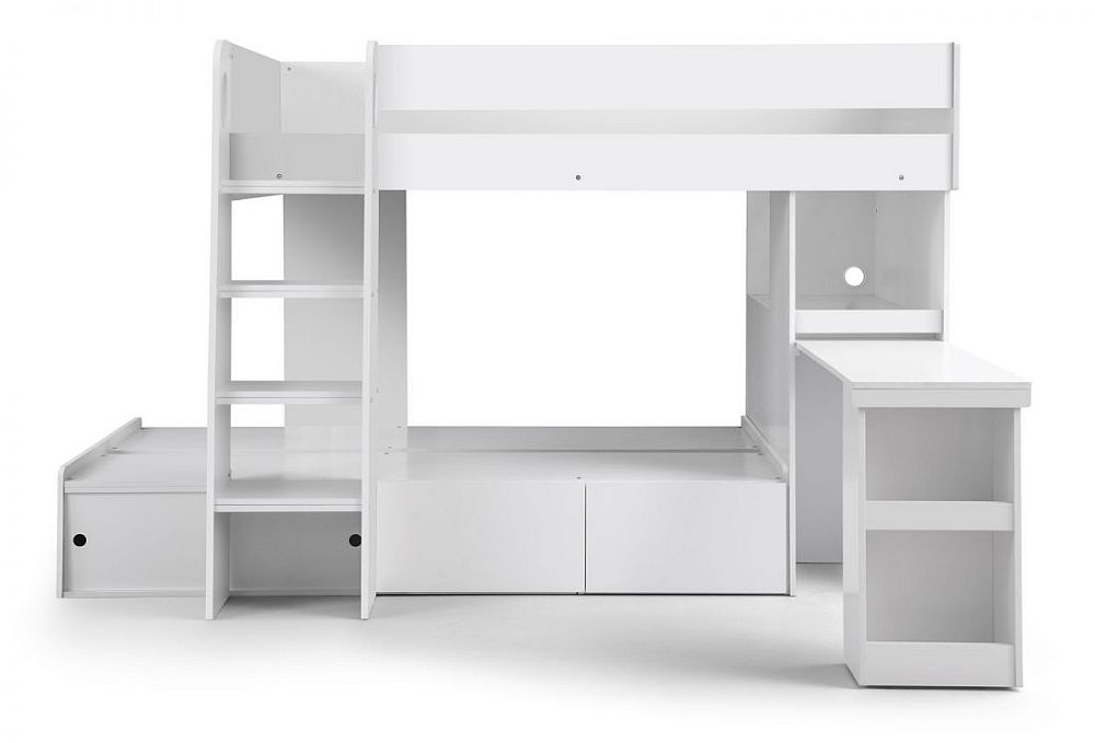 Eclipse Bunk Bed - Comes in White and Oak Options