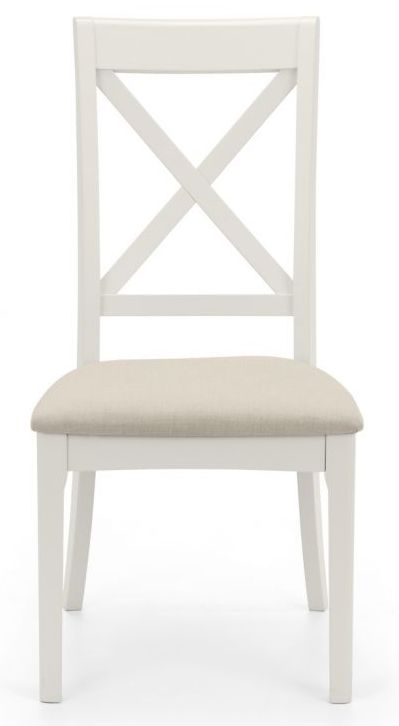 Set of 2 Provence Grey Cross Back Dining Chair