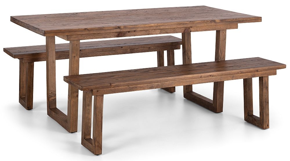 Pine deals dining bench