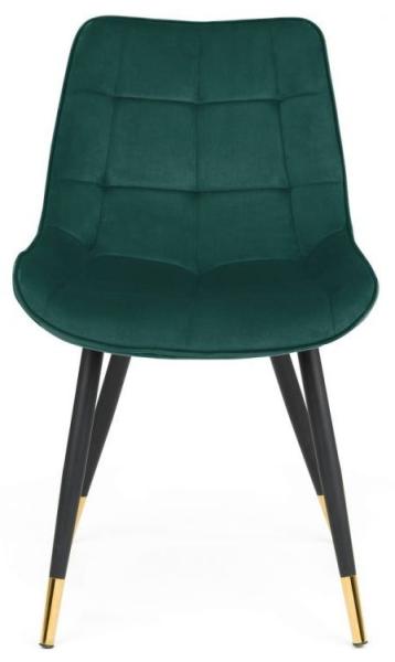 Set of 2 Hadid Green Fabric Dining Chair
