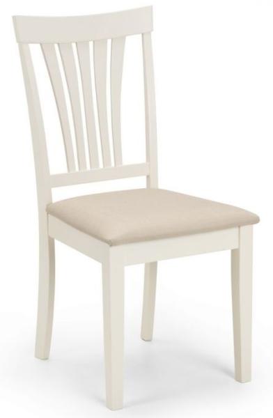 Set of 2 Stanmore Ivory Wooden Dining Chair