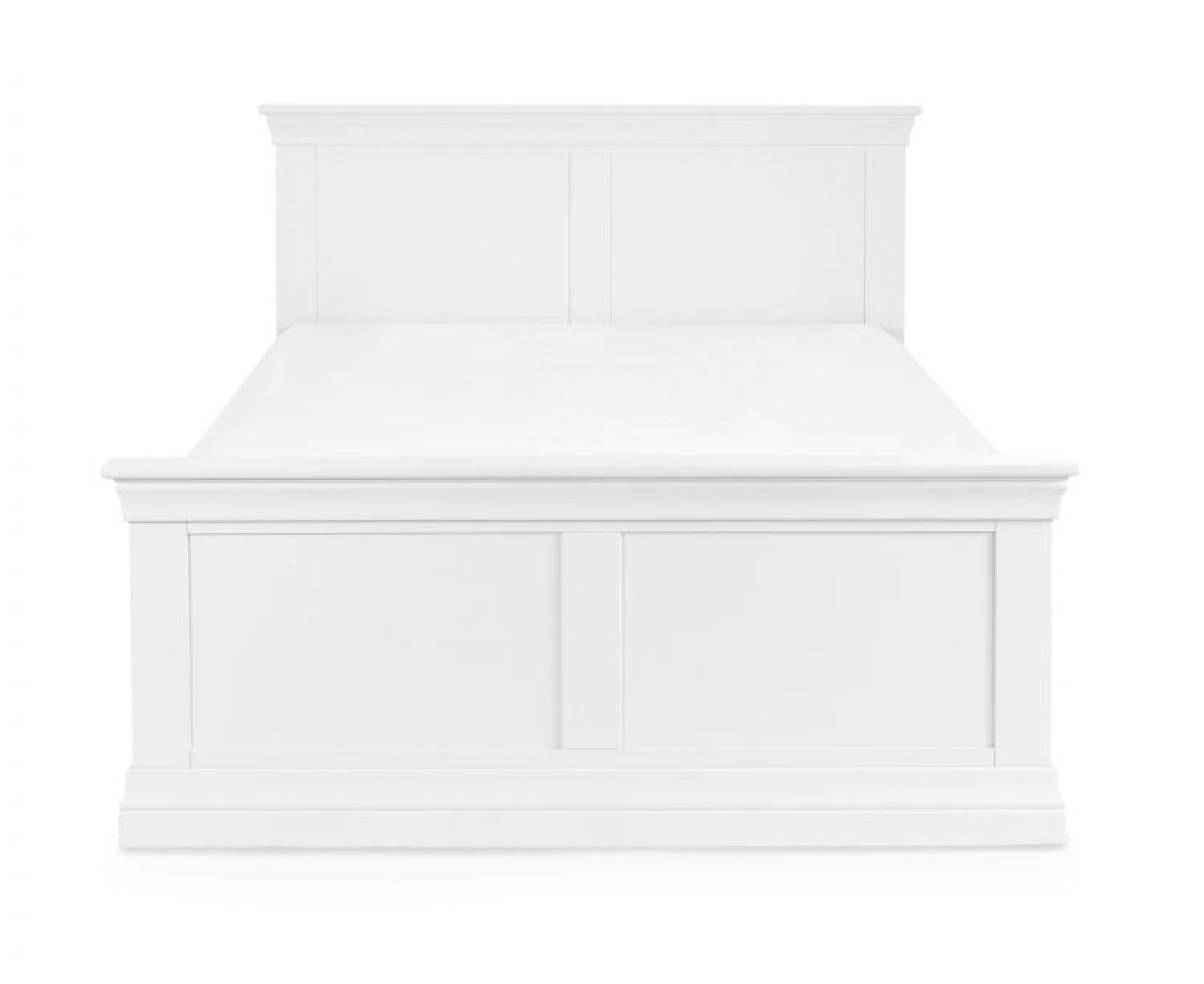 Clermont White Panel Bed - Sizes Available