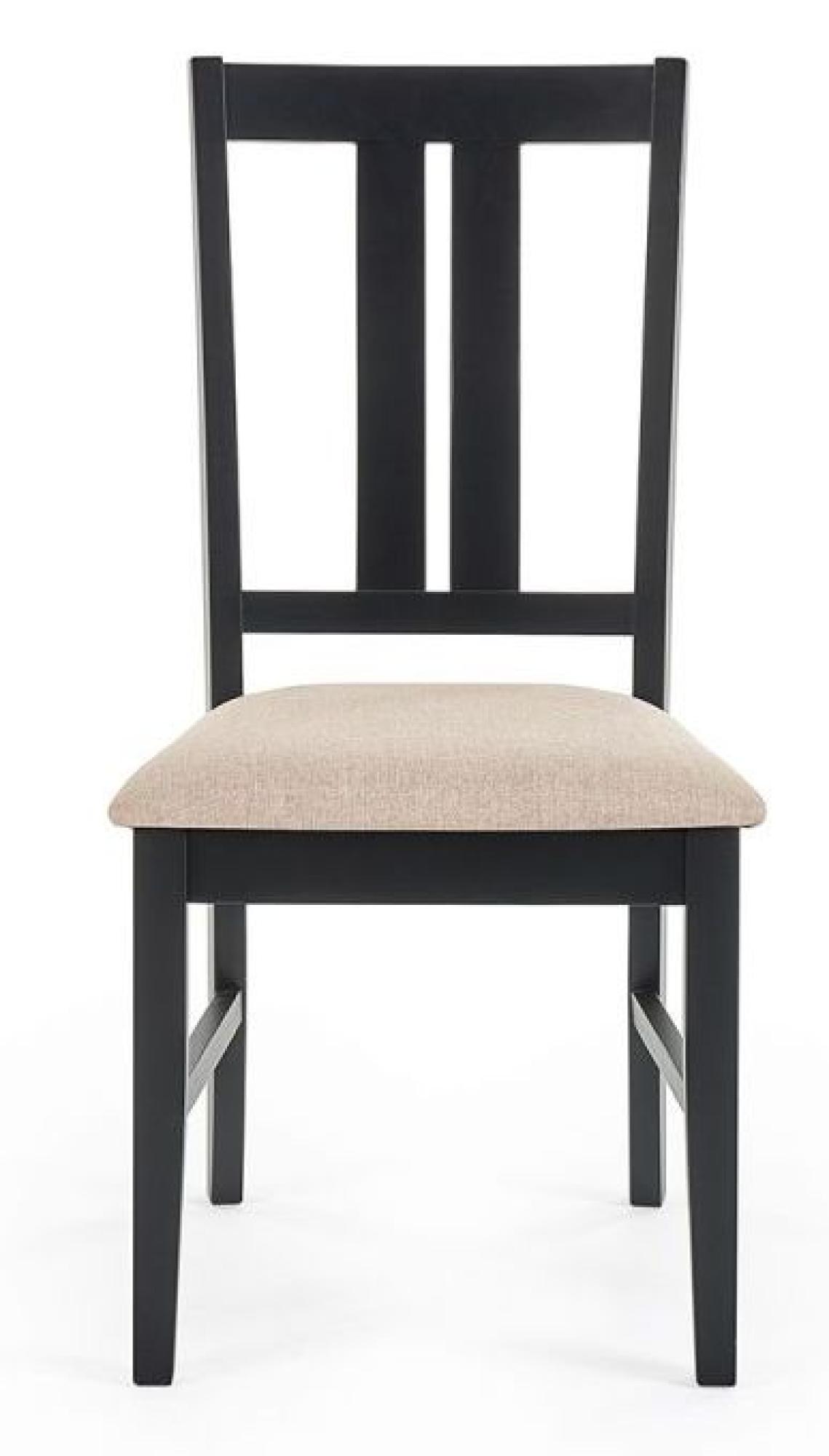 Set of 2 Hilton Black Wooden Dining Chair