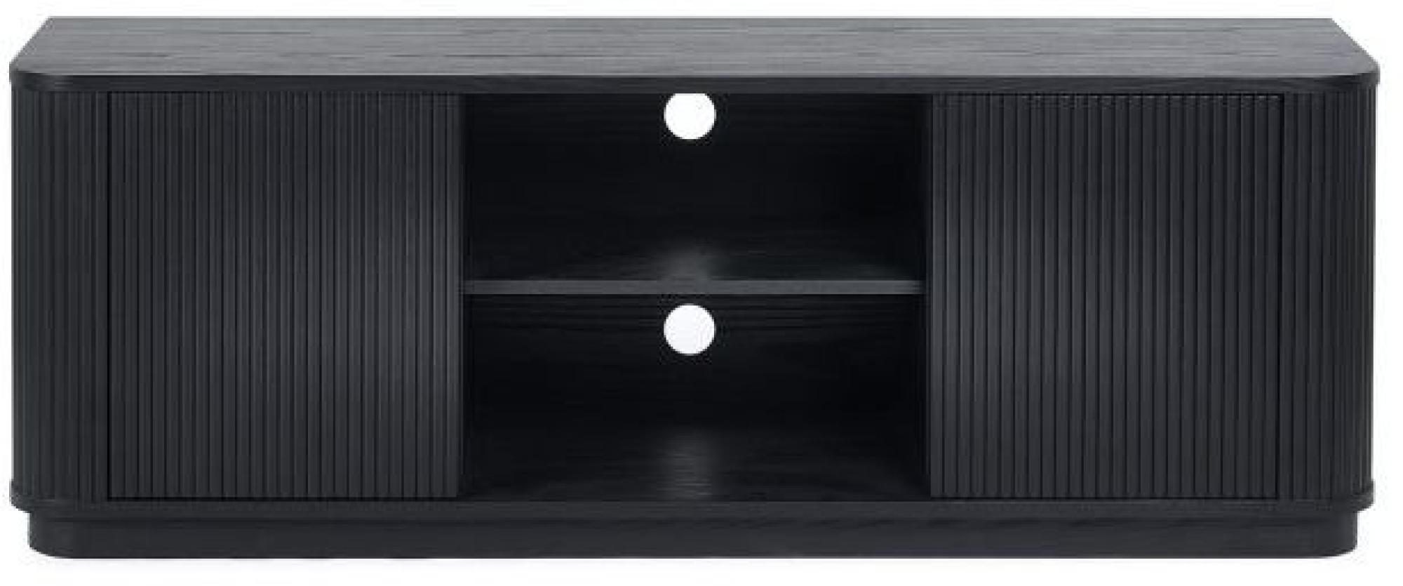 Louis Black Fluted Base 140cm Tv Unit