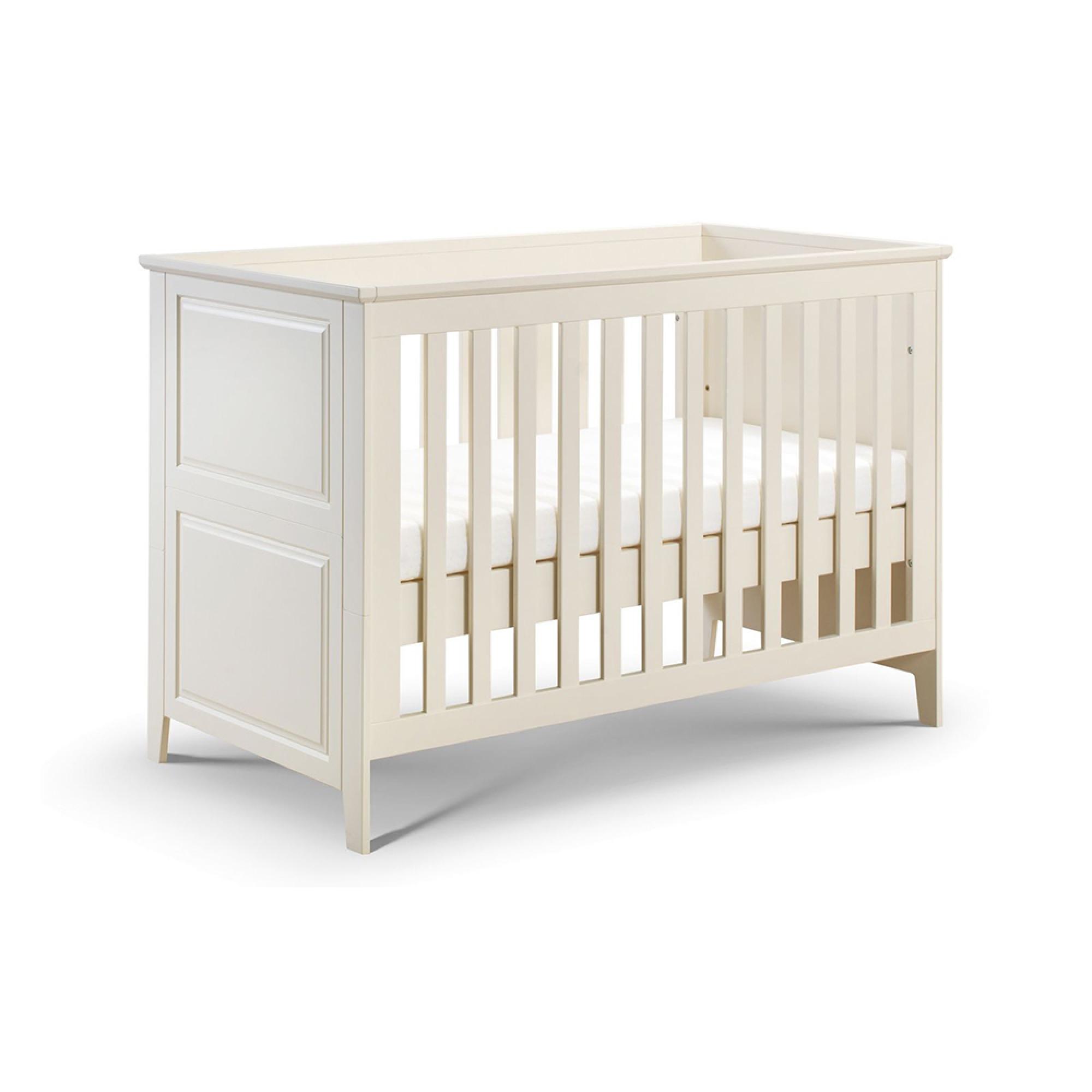 Cameo White Cot Bed