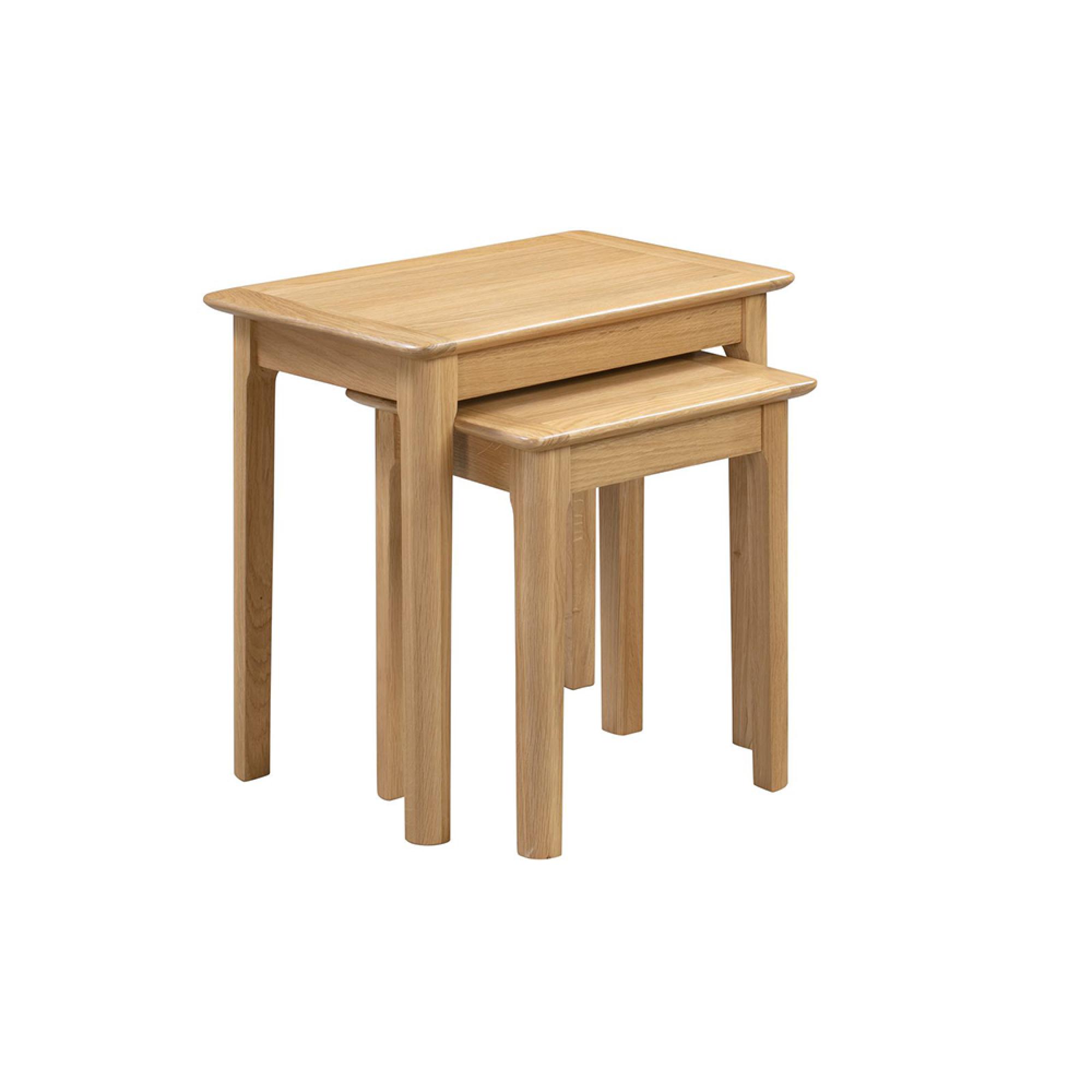 Cotswold Oak Nest of 2 Tables