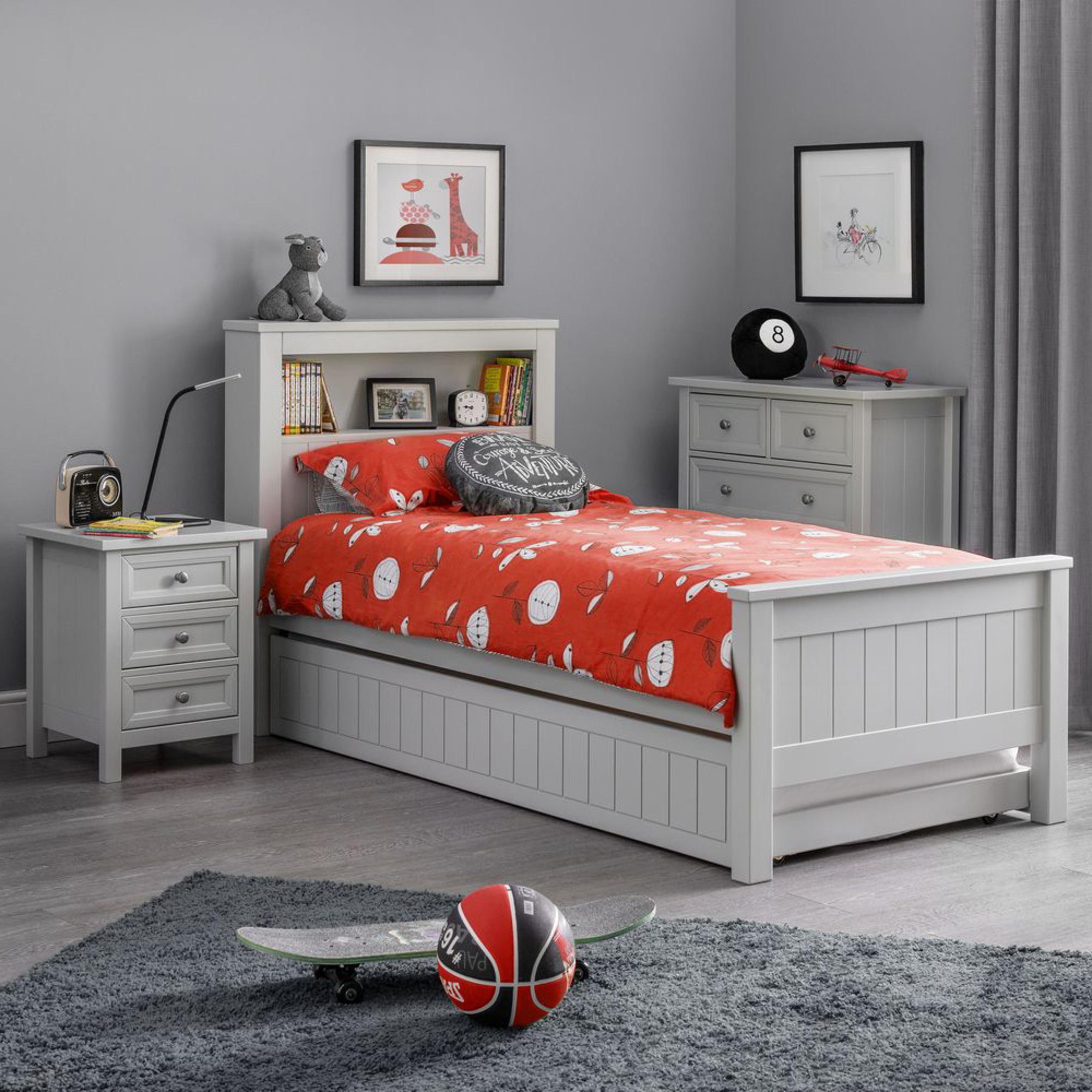 Maine Grey Underbed Trundle