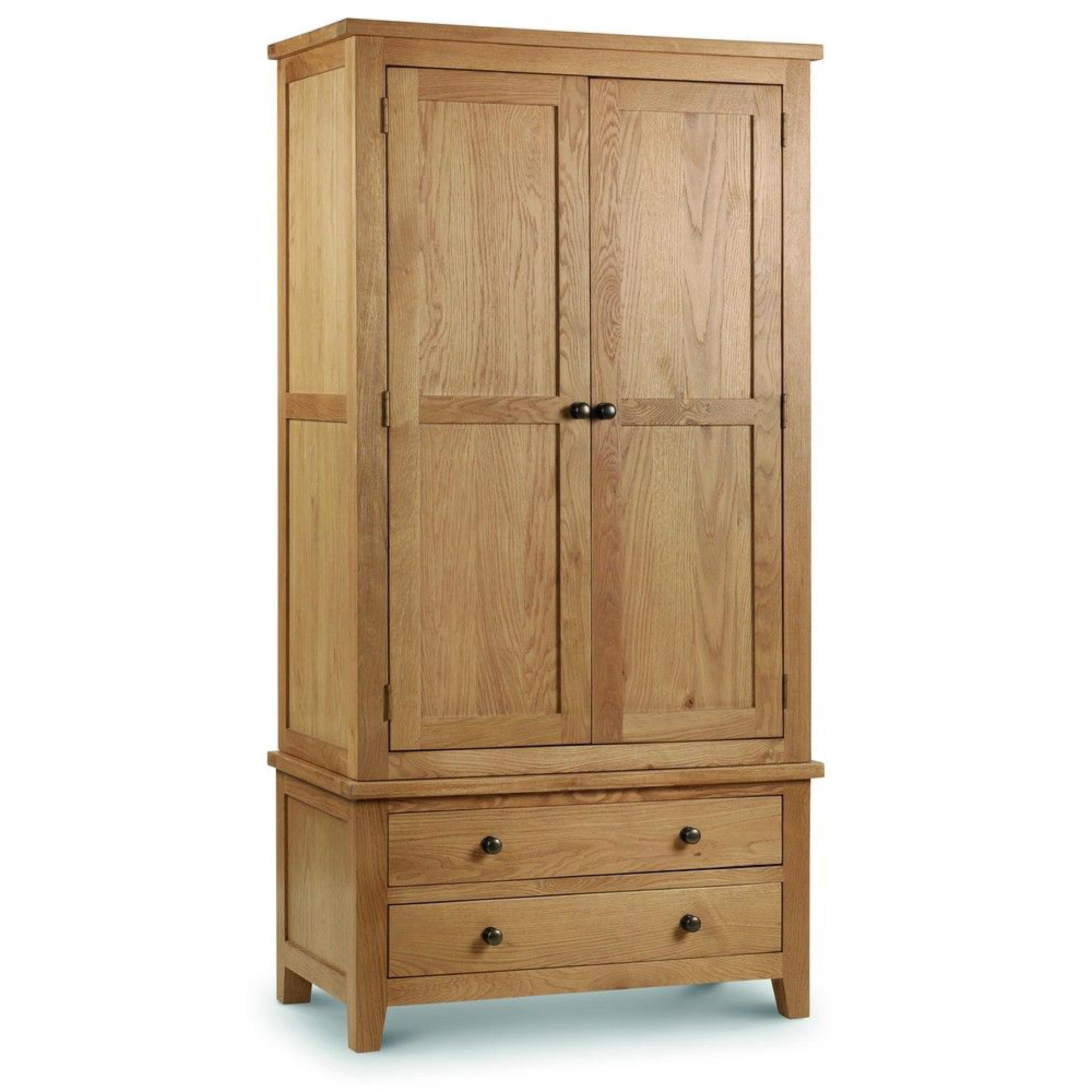 Marlborough Oak 2 Door 2 Drawer Double Wardrobe