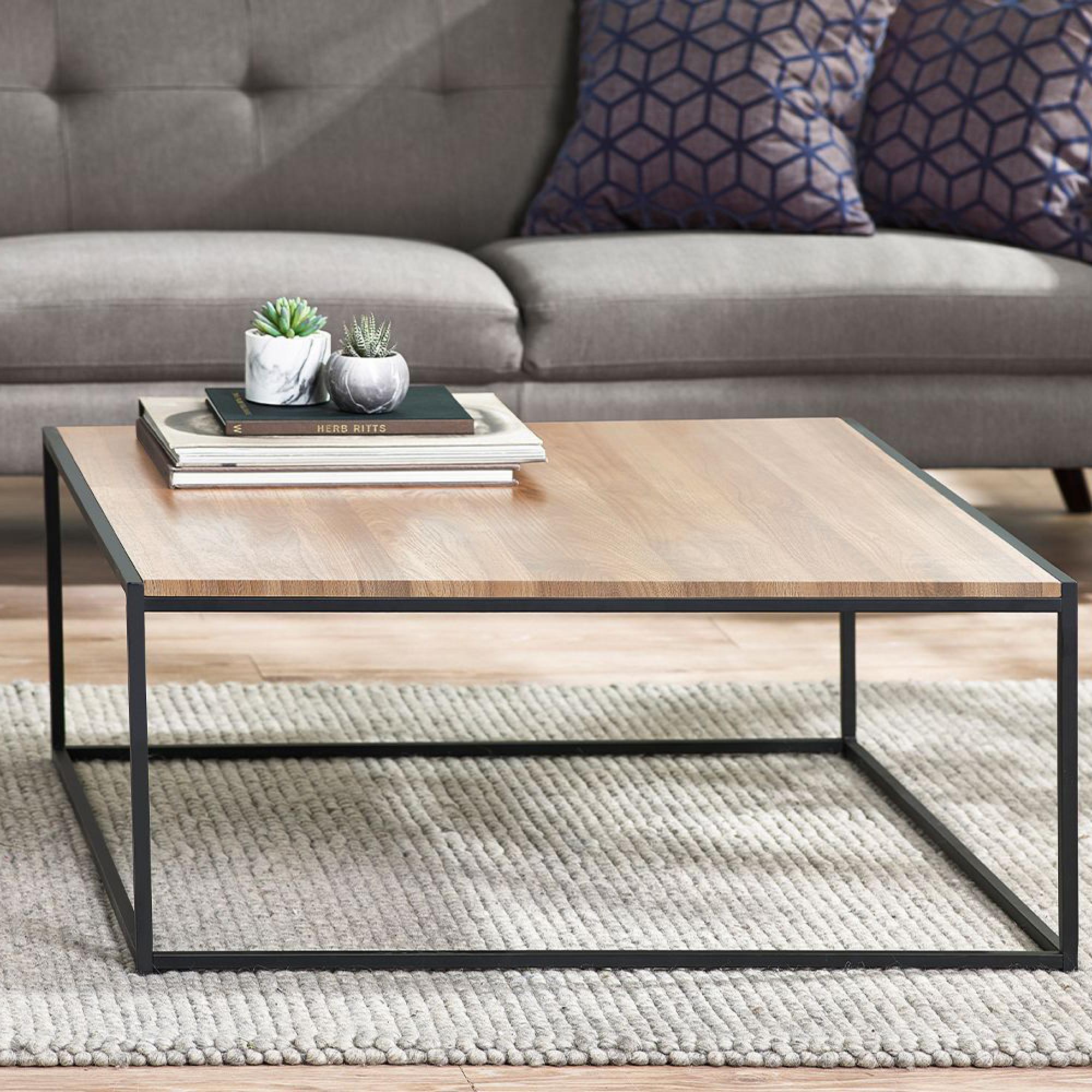 Tribeca Oak 90cm Square Coffee Table