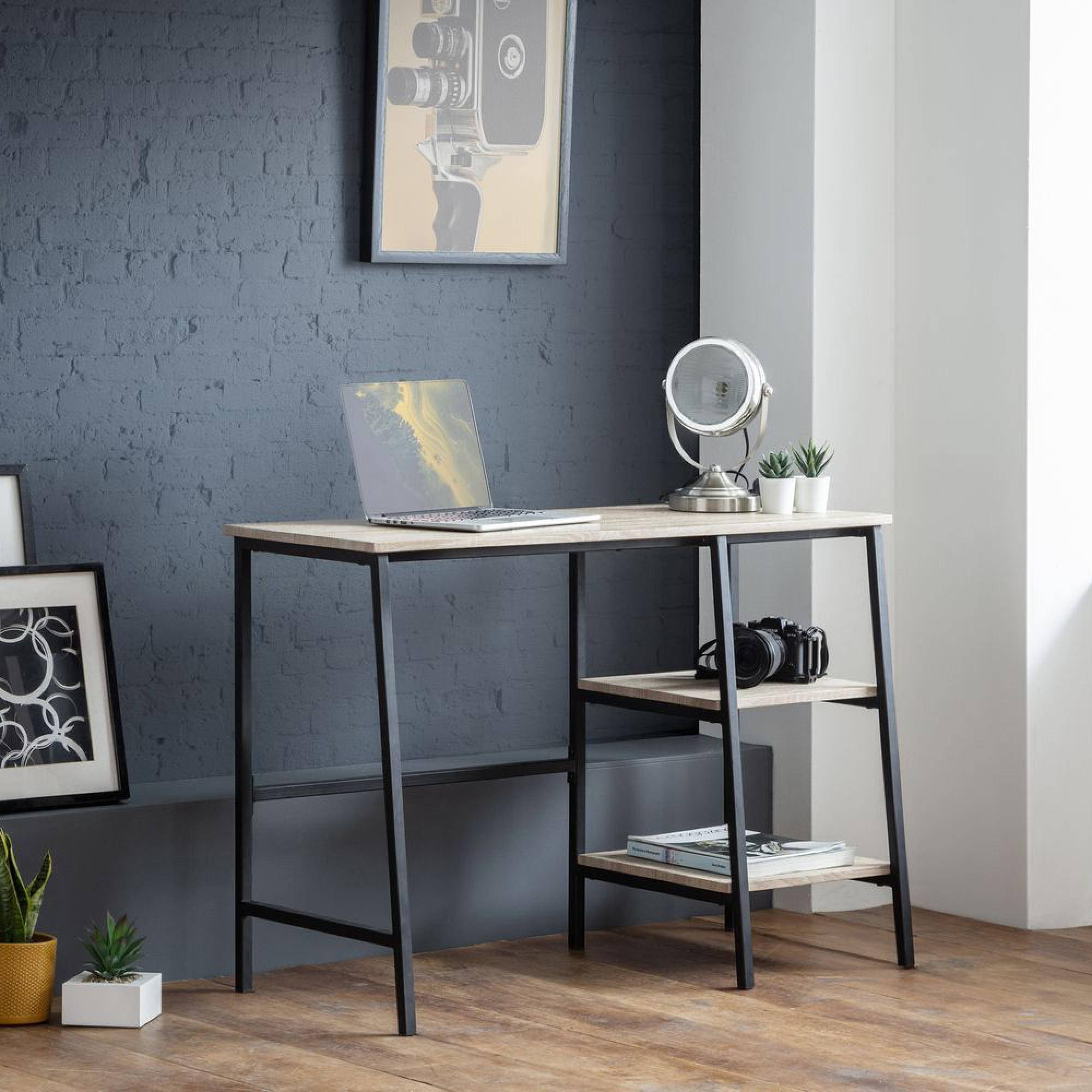 Tribeca Oak Writing Desk