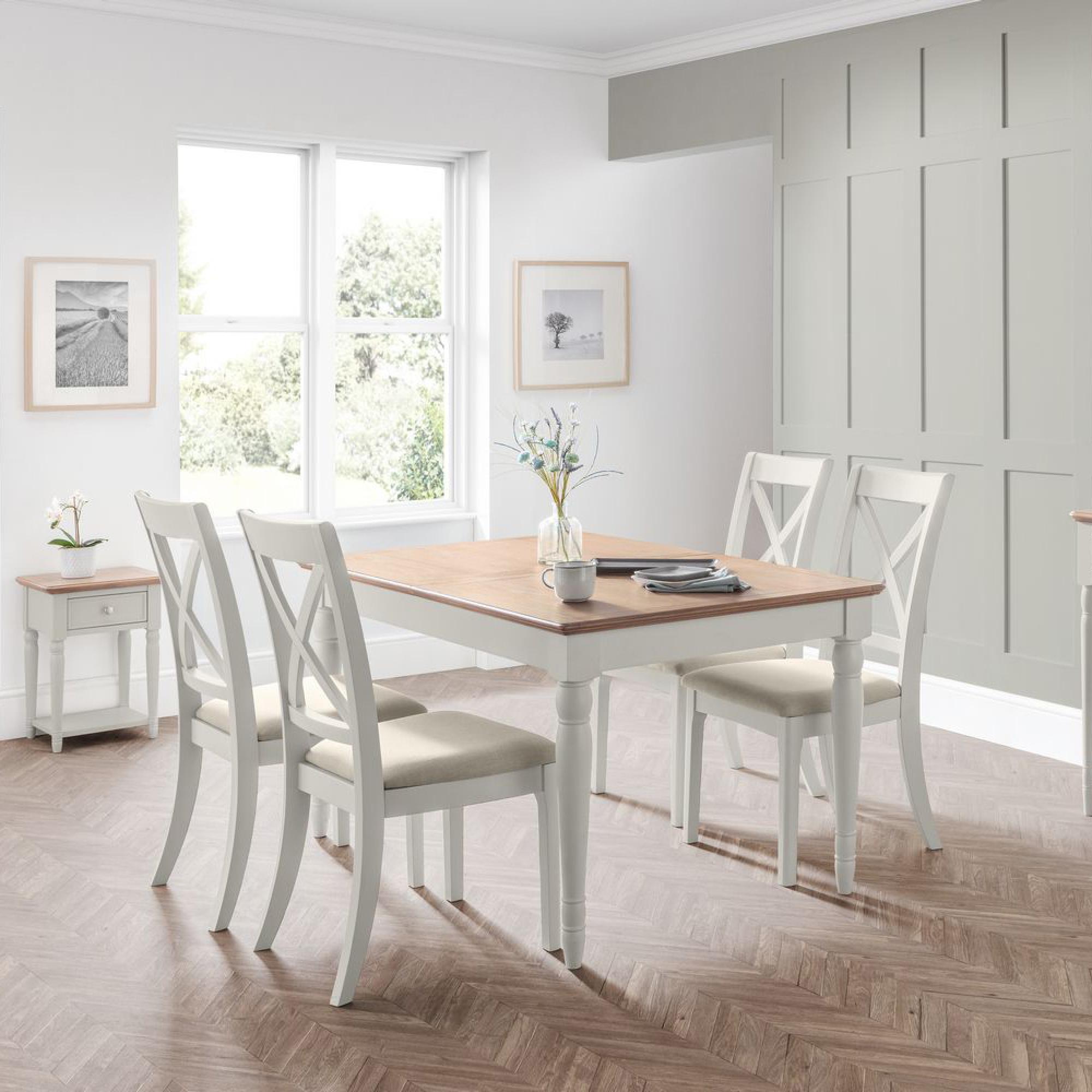 Provence Grey 6-8 Seater Extending Dining Table