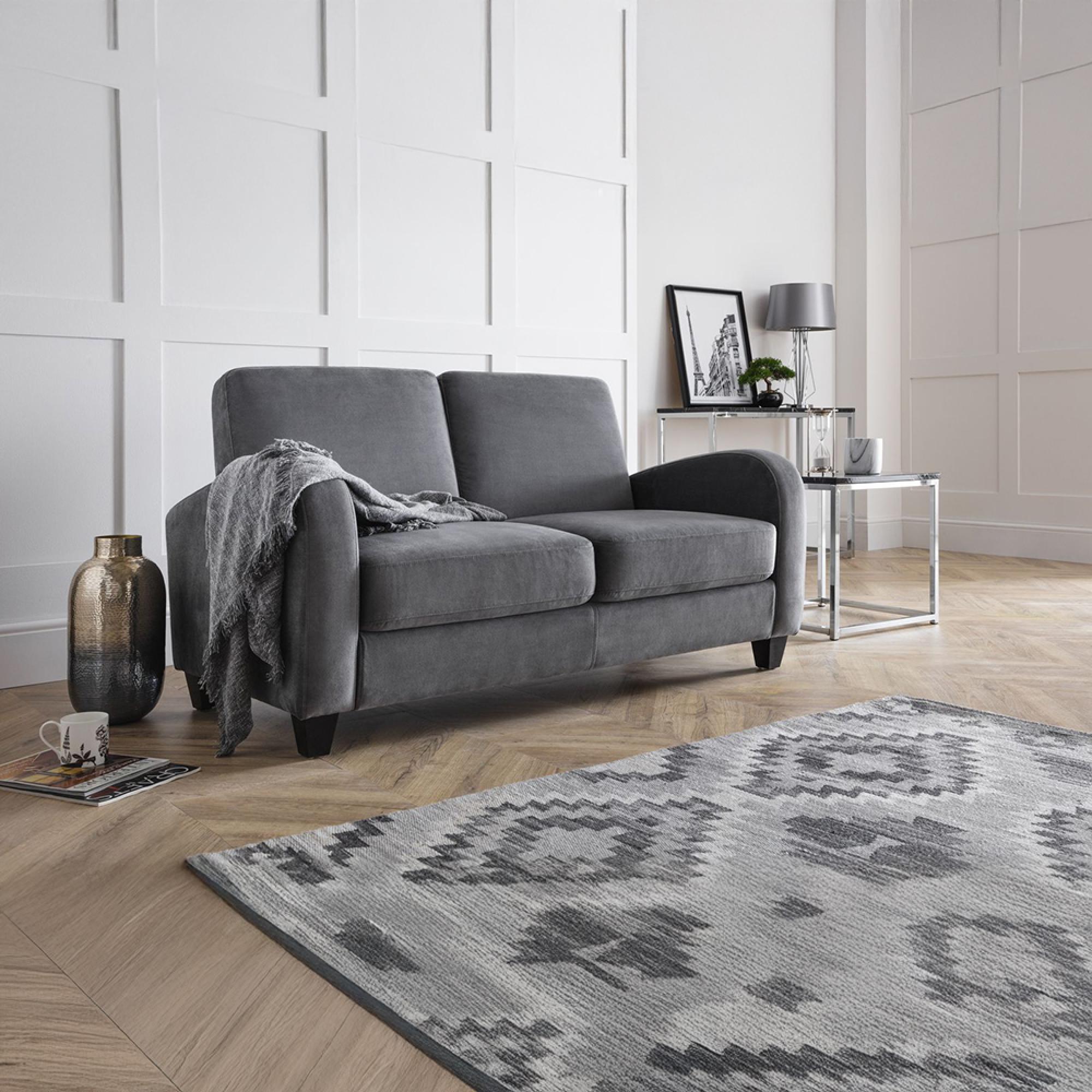 Vivo Grey Fabric 2 Seater Sofabed
