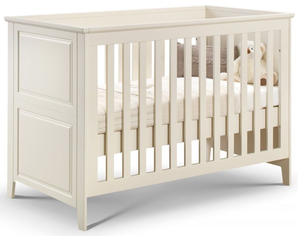 Cameo White Cot Bed