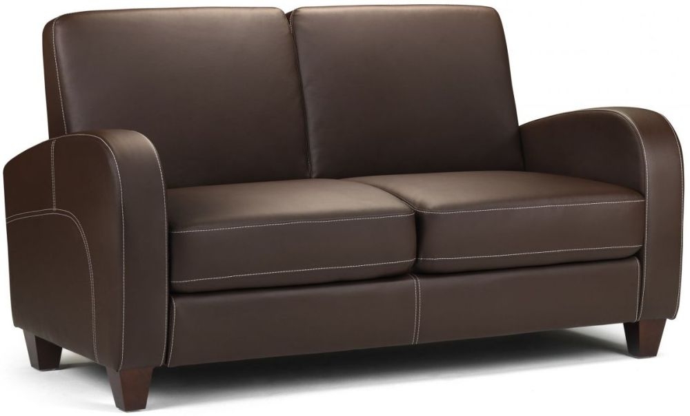 Vivo Brown Leather 2 Seater Sofa