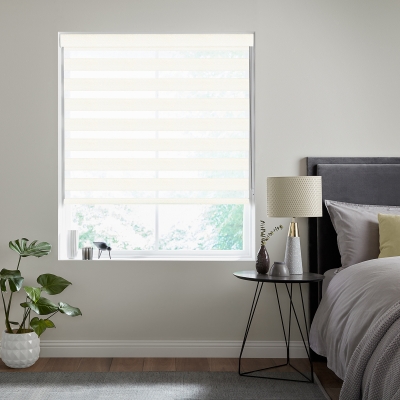 Product photograph of Cooper Winter White Fifty50 Blinds from Choice Furniture Superstore