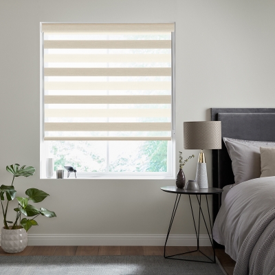 Product photograph of Gemini Cream Fifty50 Blinds from Choice Furniture Superstore