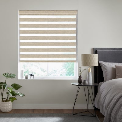 Product photograph of Kira Bamboo Natural Fifty50 Blinds from Choice Furniture Superstore