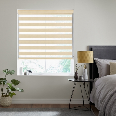 Product photograph of Milan Cream Fifty50 Blinds from Choice Furniture Superstore