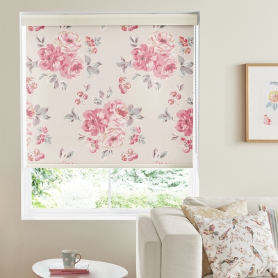 Product photograph of Cath Kidston Brampton Bunch Raspberry Roller Blind from Choice Furniture Superstore