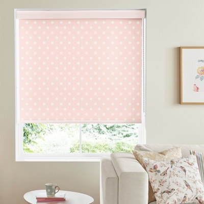 Product photograph of Cath Kidston Button Spot Pink Roller Blind from Choice Furniture Superstore