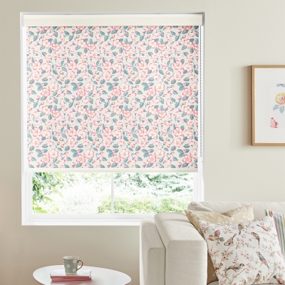 Product photograph of Cath Kidston Climbing Blossom Blush Roller Blind from Choice Furniture Superstore