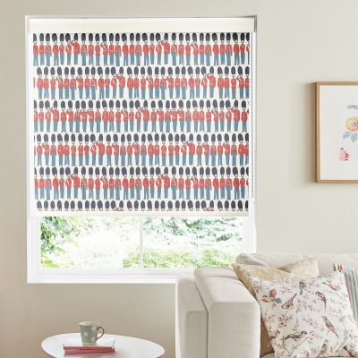 Product photograph of Cath Kidston London Guards Multi Roller Blind from Choice Furniture Superstore