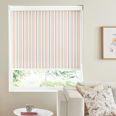 Product photograph of Cath Kidston Mid Stripe Chalk Roller Blind from Choice Furniture Superstore