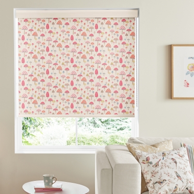 Product photograph of Cath Kidston Mini Mushrooms Multi Roller Blind from Choice Furniture Superstore