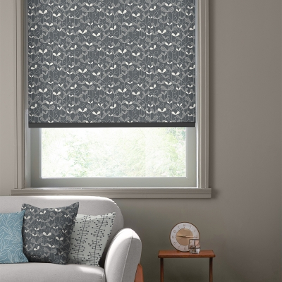 Product photograph of Missprint Saplings Graphite-roller Blind from Choice Furniture Superstore
