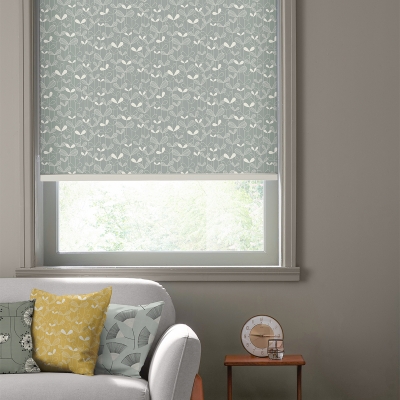 Product photograph of Missprint Saplings Silverleaf-roller Blind from Choice Furniture Superstore