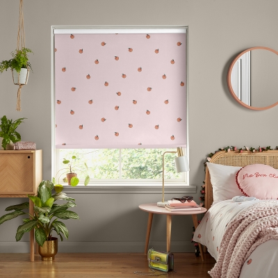 Product photograph of Skinny Dip Peachy Pink Roller Blind from Choice Furniture Superstore