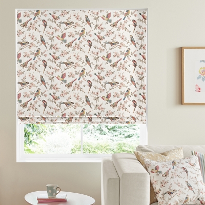 Product photograph of Cath Kidston British Birds Pastels Roman Blind from Choice Furniture Superstore