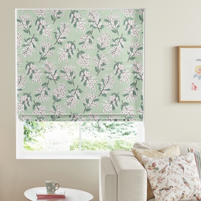 Product photograph of Cath Kidston Mimosa Flower Multi Roman Blind from Choice Furniture Superstore