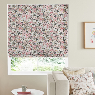 Product photograph of Cath Kidston Painted Daisy Multi Roman Blind from Choice Furniture Superstore