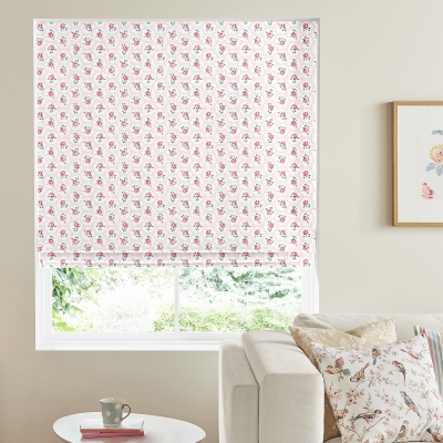 Product photograph of Cath Kidston Provence Rose Pink Roman Blind from Choice Furniture Superstore