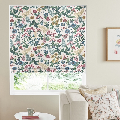 Product photograph of Cath Kidston Twilight Garden Multi Roman Blind from Choice Furniture Superstore