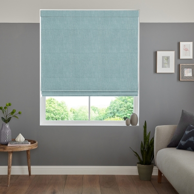 Product photograph of Foden Sage Roman Blind from Choice Furniture Superstore