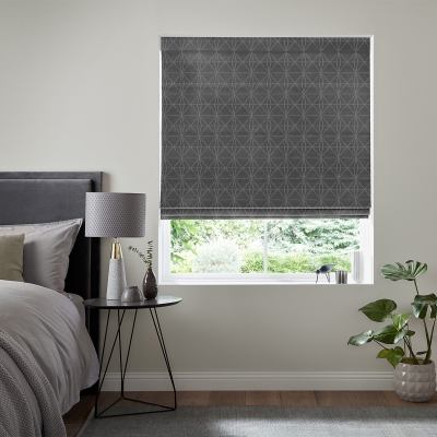 Product photograph of Gosling Graphite Roman Blind from Choice Furniture Superstore