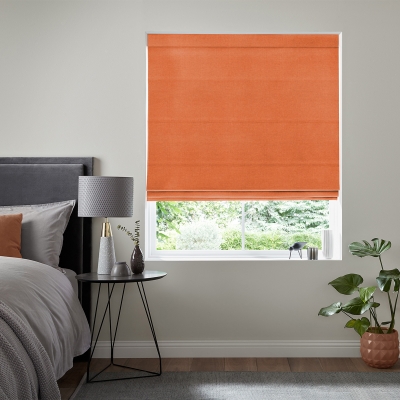 Product photograph of Jenson Paprika Roman Blind from Choice Furniture Superstore