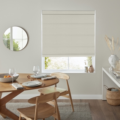 Product photograph of Jesse Cream Roman Blind from Choice Furniture Superstore