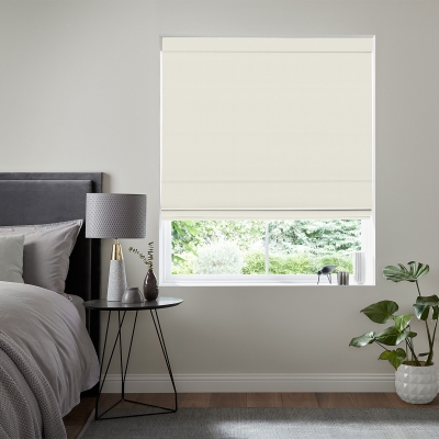 Product photograph of Jesse Ivory Roman Blind from Choice Furniture Superstore