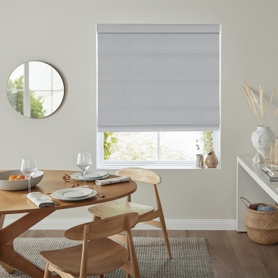Product photograph of Jesse Silver Roman Blind from Choice Furniture Superstore