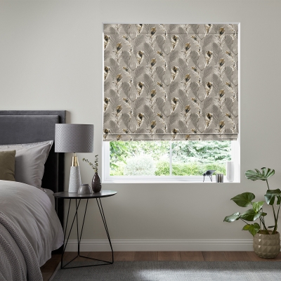 Product photograph of Laimer Linen Roman Blind from Choice Furniture Superstore