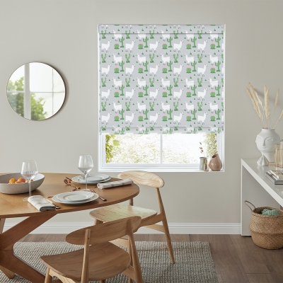 Product photograph of Llamas Multi Roman Blind from Choice Furniture Superstore